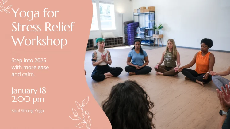 yoga for stress relief workshop